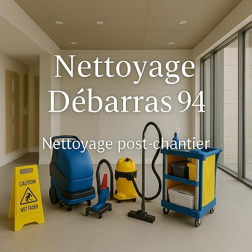 Service de nettoyage de fin de chantier
